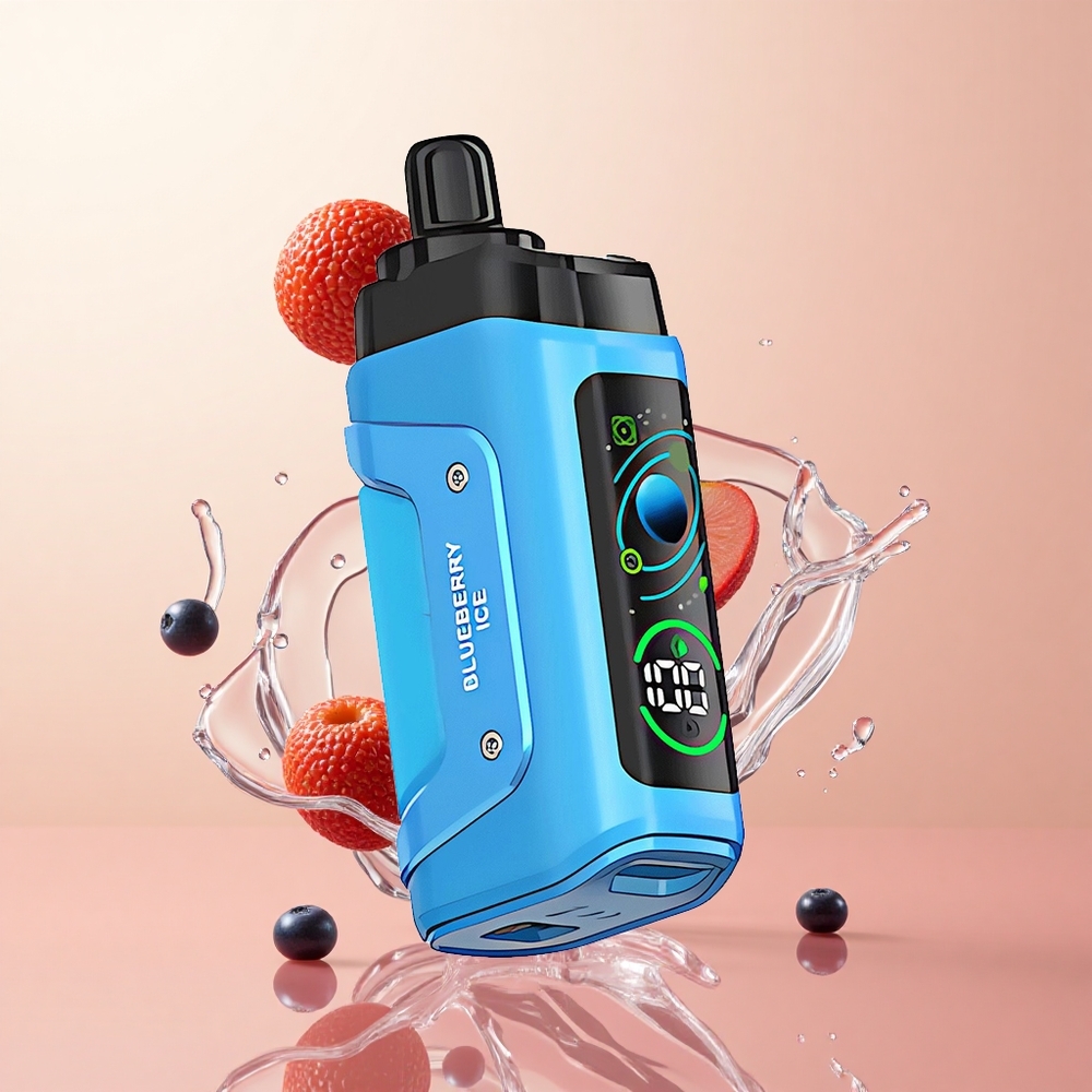 Arándano Azul Razz Bar 45000 Caladas Resistencia Malla 10 Ohm