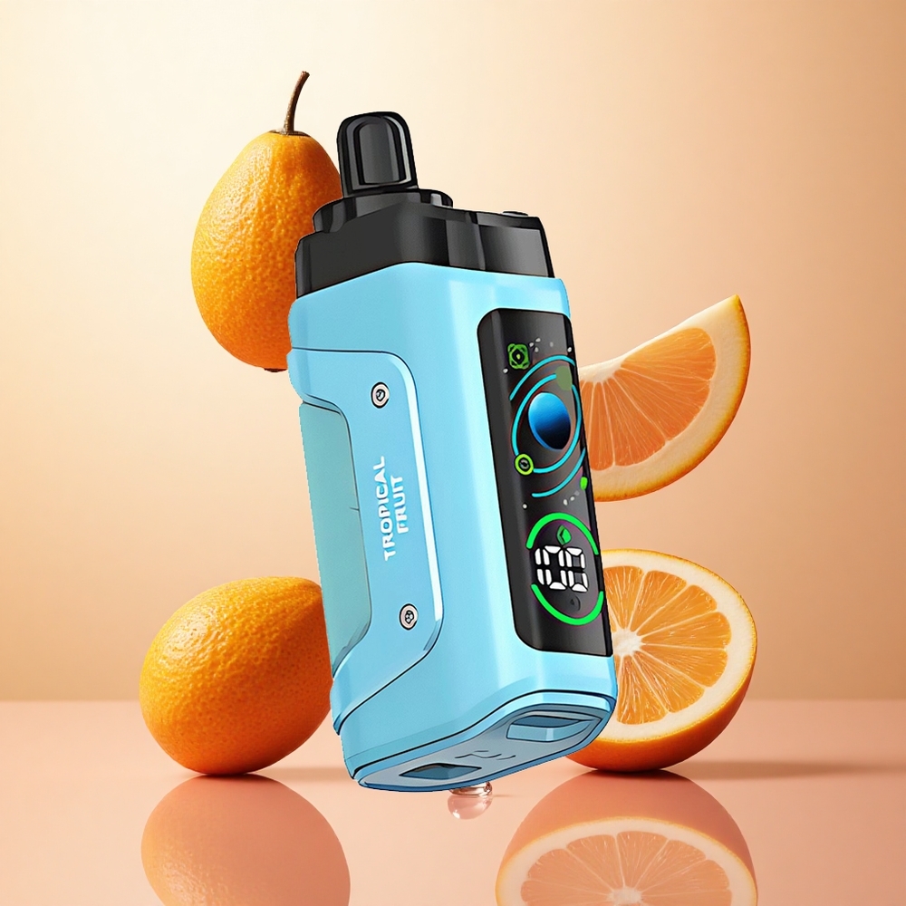 Frutas Tropicales Razz Bar 45000 Caladas Vape Desechable con Bobina Mesh 10 Ohm