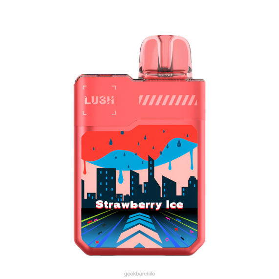 hielo de fresa
