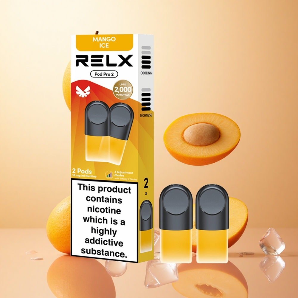 Mango Helado RELX Pod Pro 2 600 Caladas 18 Nicotina
