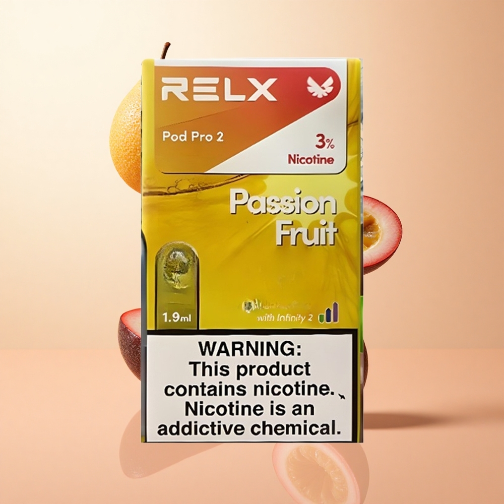 Maracuyá RELX Pod Pro 2 Puertos 19ml 3 Nicotina