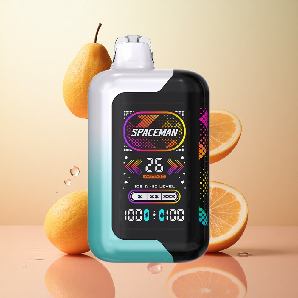 Menta Fresca SMOK SPACEMAN SP40000 Vape Desechable con 40000 Caladas y Pantalla LED Ultra Grande de 228