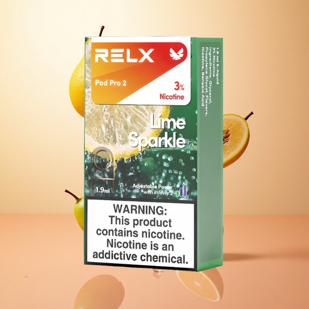 Relx Pod Pro 2 Dispositivo de Vapeo Chispa de Lima 3 Nicotina 600 Caladas
