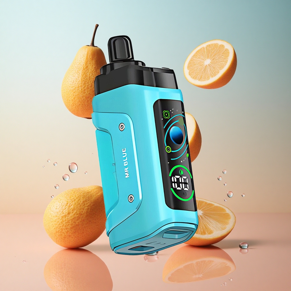 Azul Señor Razz Bar 45000 Caladas Vape Desechable con Bobina Mesh 1.0 Ohm y Flujo de Aire Ajustable