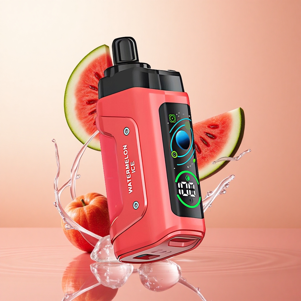 Sandía Helada Razz Bar 45000 Caladas Vape Desechable con Bobina Mesh de 1.0 Ohm y Batería Recargable 650 Mah