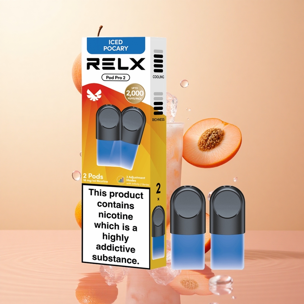 Bebida-Helada Pocary RELX Pod Pro 2 600 Caladas 1.8% Nicotina