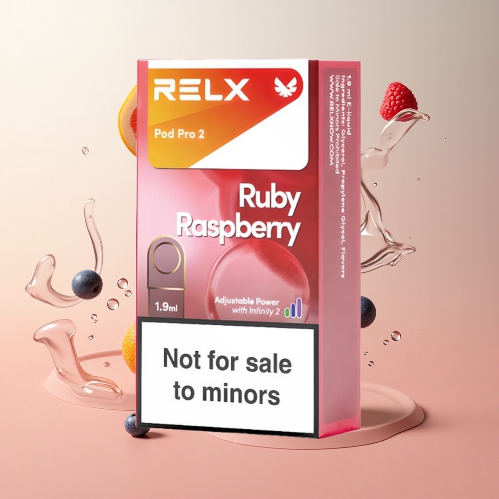 Frambuesa Azul RELX Pod Pro 2 600 Caladas 0% Nicotina