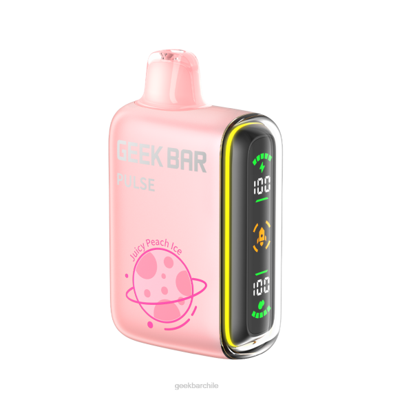 Geek Bar Pulse vaporizador desechable 15k jugoso hielo de durazno D62L51 - Geek Bar Chile